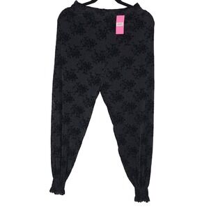 LEGGINGS PARK Sheer Pants‎ Pull On Womens One Size